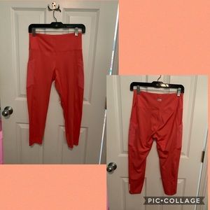 Marika Coral Capri Leggings